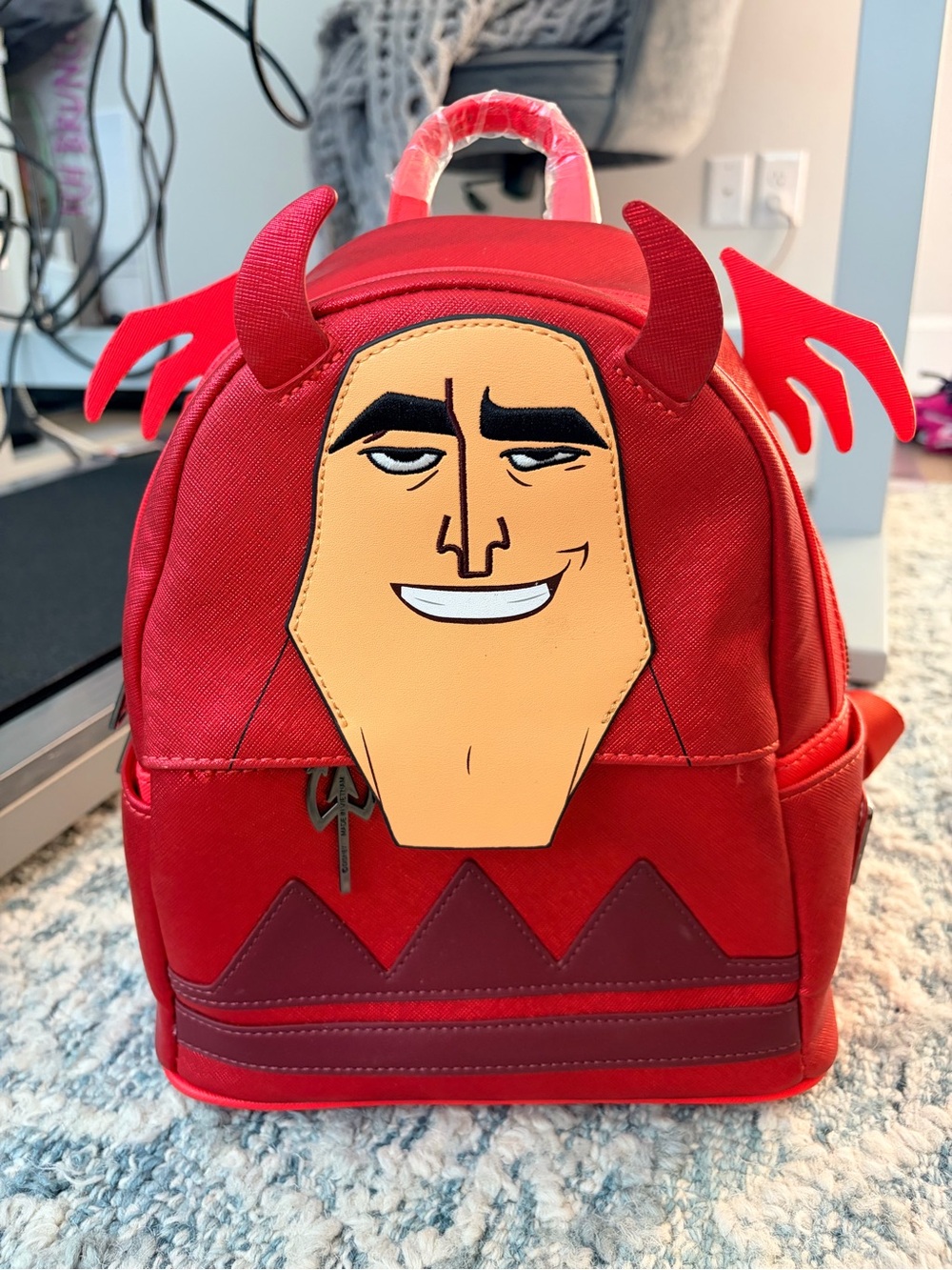 NWT Emperor's New Groove Devil Kronk Cosplay Disney Loungefly Backpack